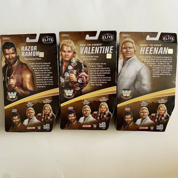WWE Elite Legends Series 7 Set Of 3 Greg Valentine - Picture 3 of 6